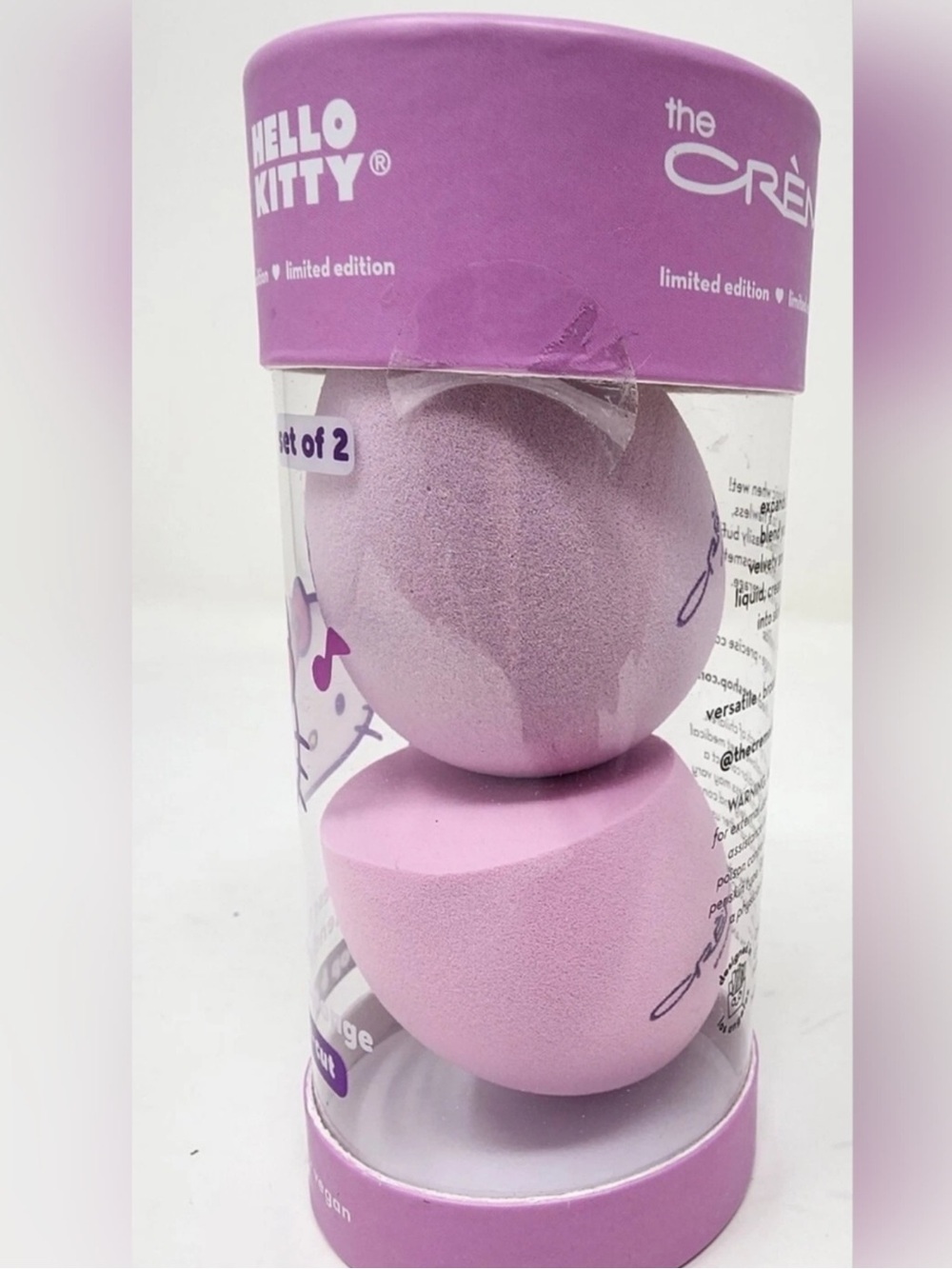 The Crème Shop x Hello Kitty Makeup Blending Sponge Duo Beauty Blender Set 2 pcs - Picture 9 of 10